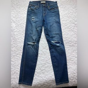 Madewell 9 Inch Higher Rise Skinny Skinny